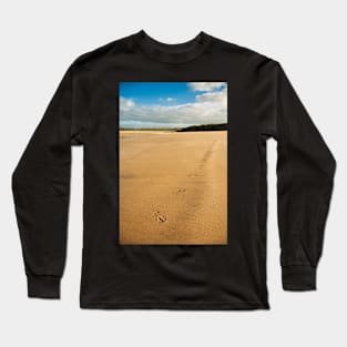 St George's Cove Beach, Padstow,Cornwall Long Sleeve T-Shirt